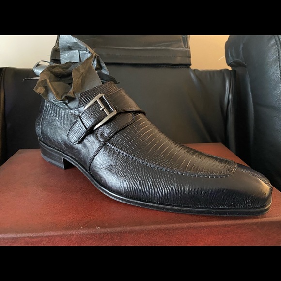 Mezlan Genuine Lizard Loafers - Picture 2 of 8